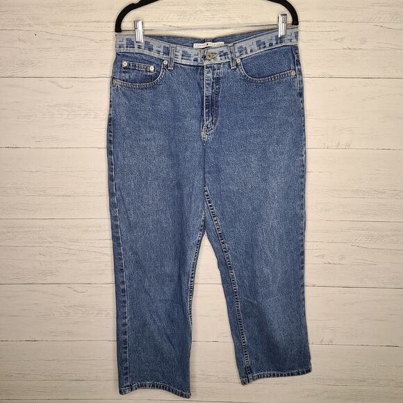 Tommy Hilfiger Size 10 Y2K Vintage High Waisted Mom Jeans‎ - Picture 9 of 10